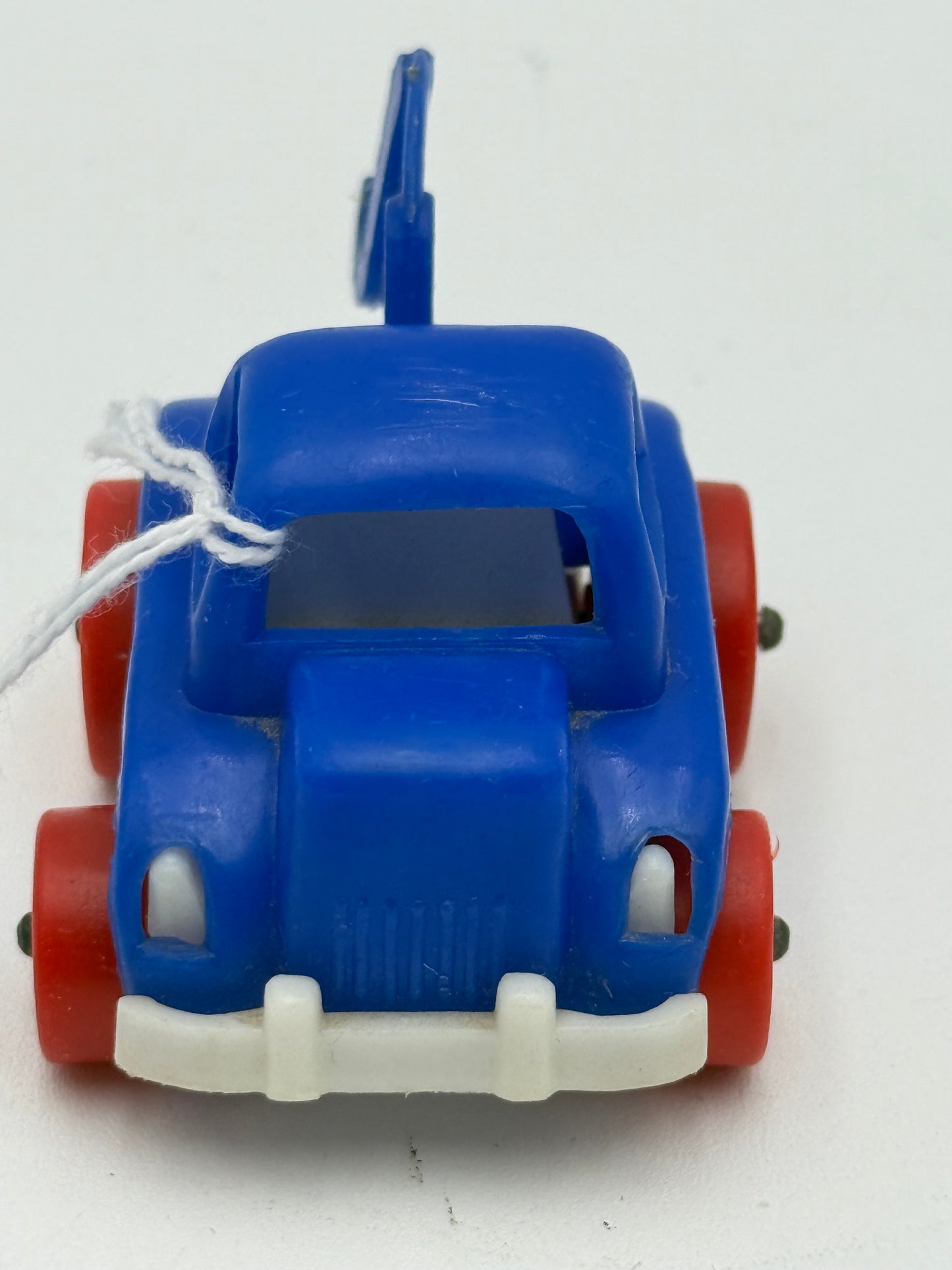 Steven Mfg Co. - Blue Plastic Tow Truck w/ Red Wheels 1973 #105234