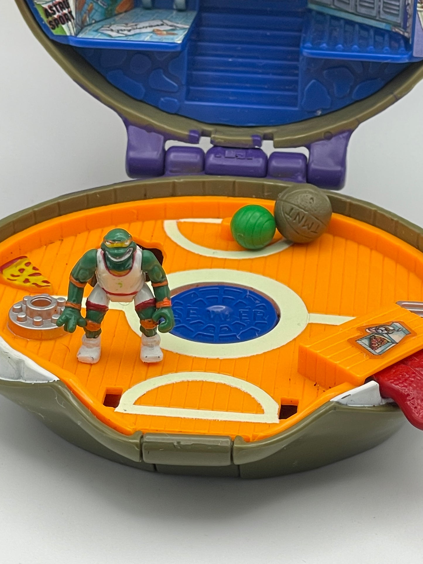TMNT - Mini Popup Playset - Basketball 1994 #102916