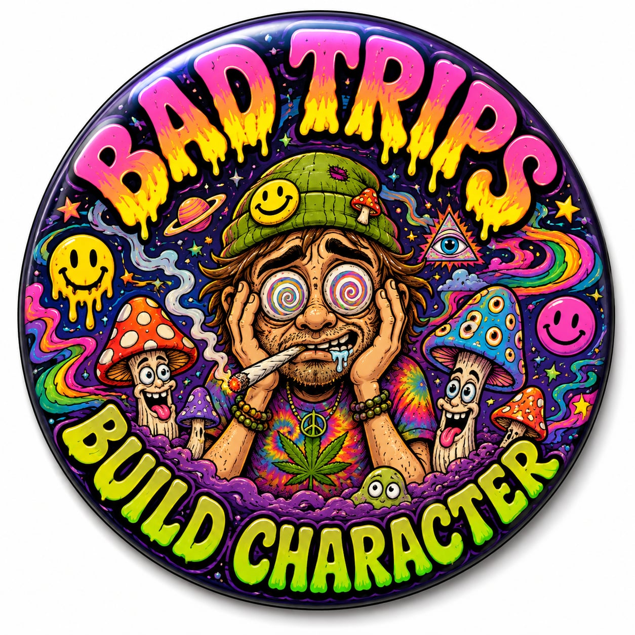 Buttons - WTHC-Radio - Bad Trips