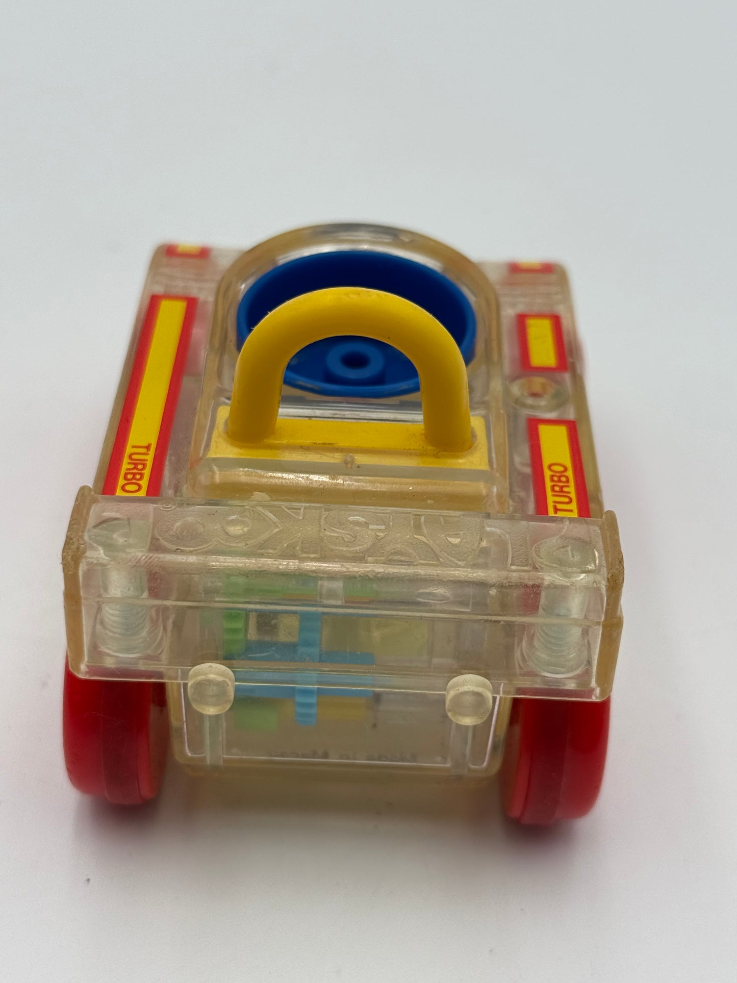 Playskool - Push-N-Go - See Thru Race Car 1988 #105229