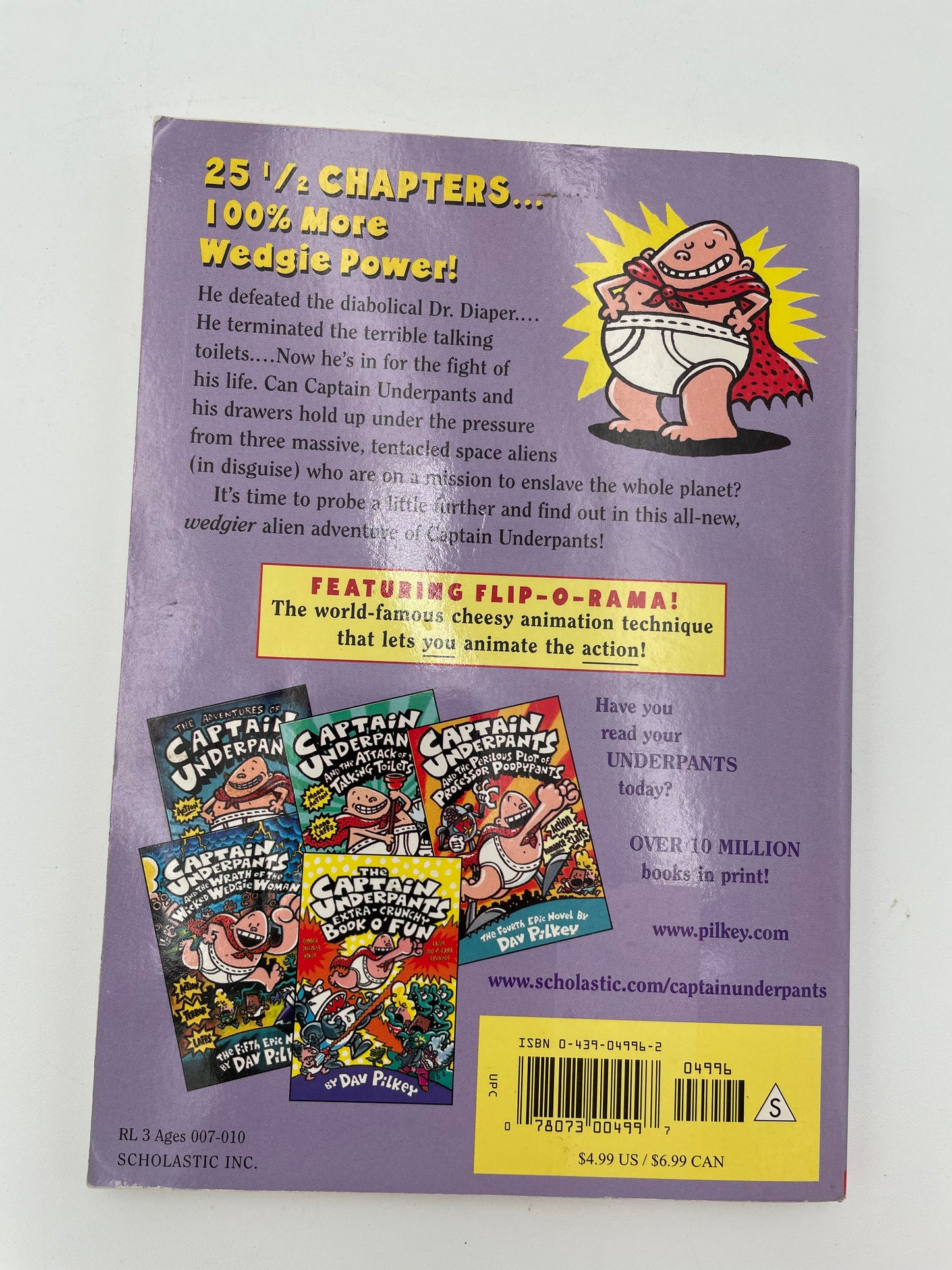 Captain Underpants Book - Invasion.. Cafeteria Ladies 1999 #102018