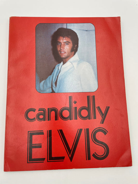 Elvis  - Candidly Elvis Book - 1978 #102173