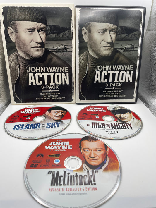 DVD - John Wayne Action 3 Pack #100874
