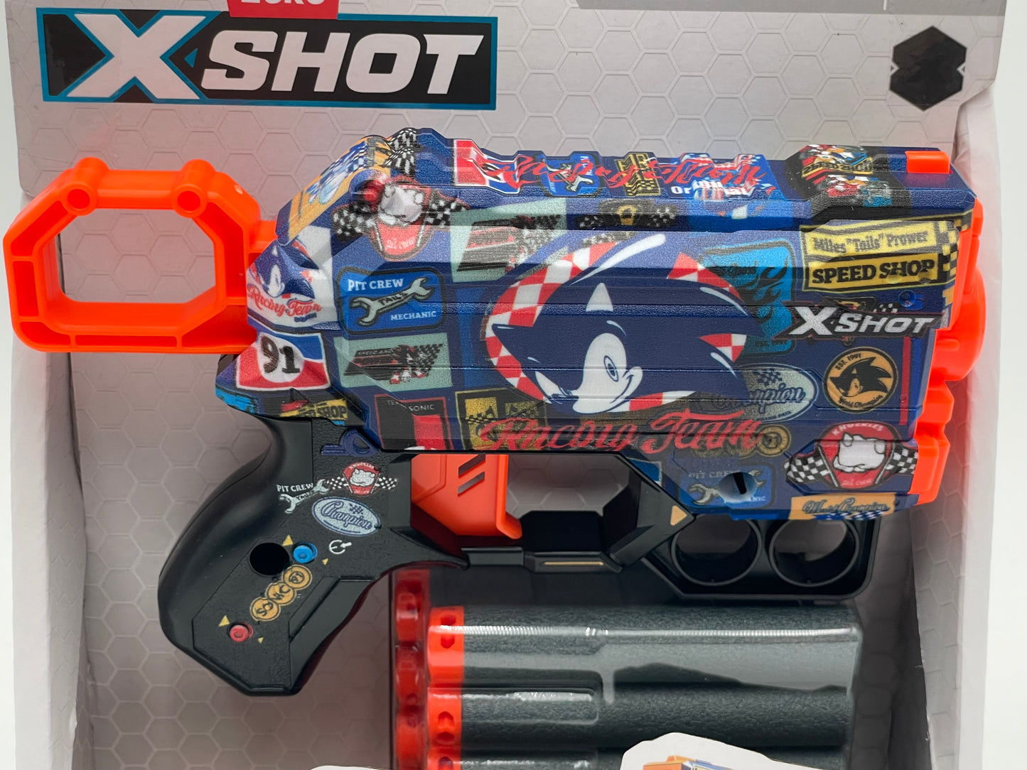 Sonic - Zuru - X-Shot Skins - Sonic Gun 2023 #104619