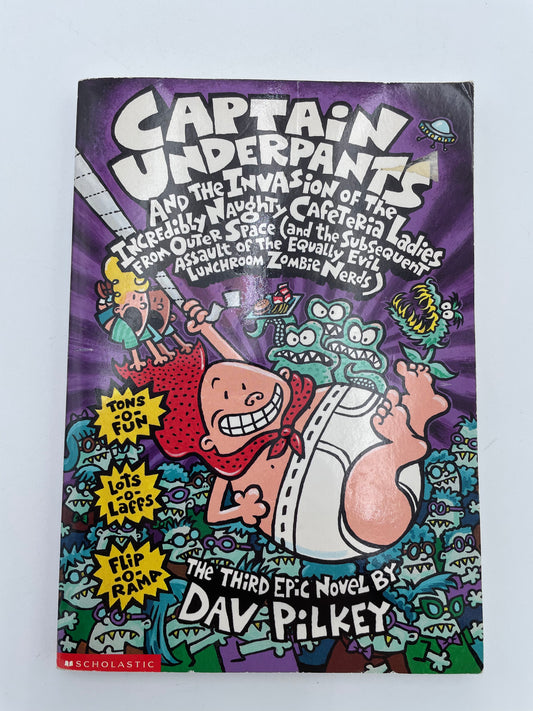 Captain Underpants Book - Invasion.. Cafeteria Ladies 1999 #102018