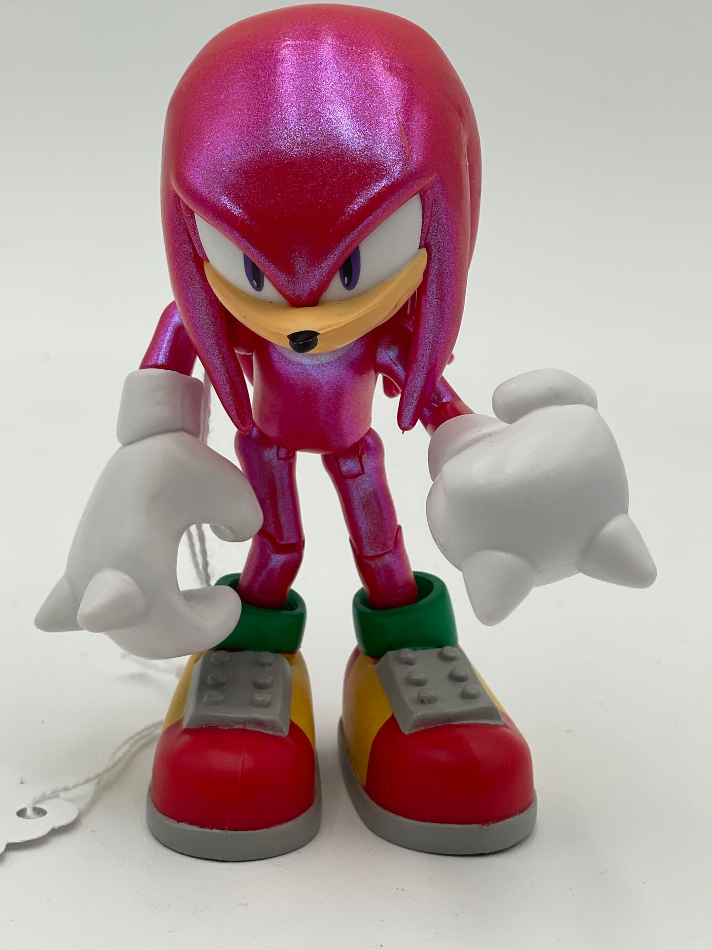 Sonic - Jakks Pacific - Shiny Knuckles Figure RARE! #104627