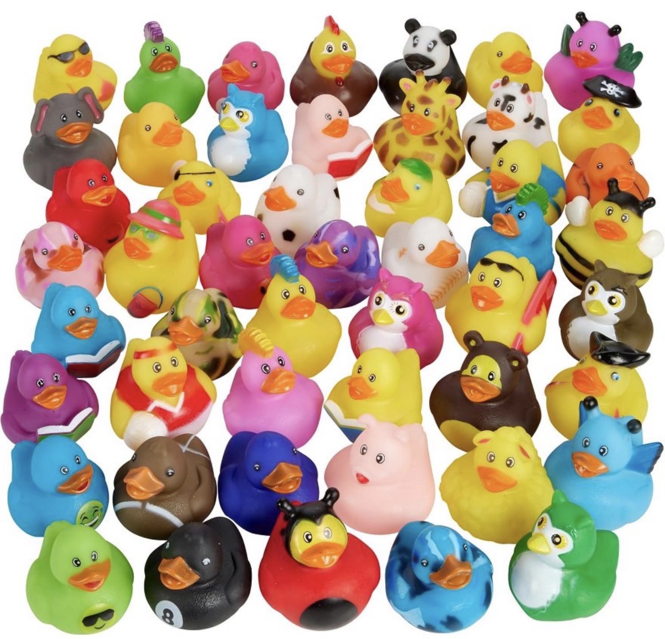 Rubber Ducks - Assorted - 2” Size #108276