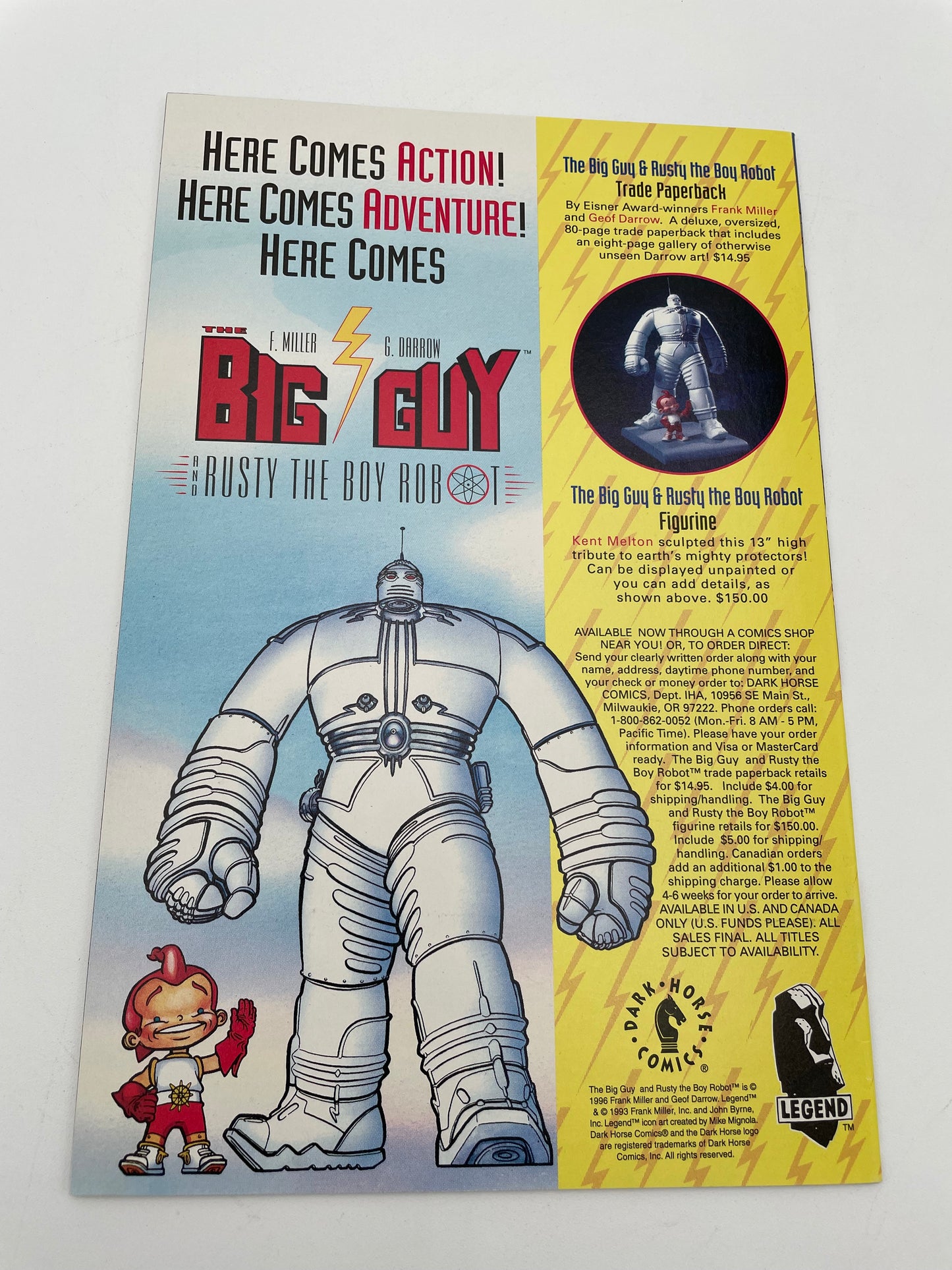 Dark Horse Comics - The Warrior of Waverly Street #1 of 2 November 1996 #102432