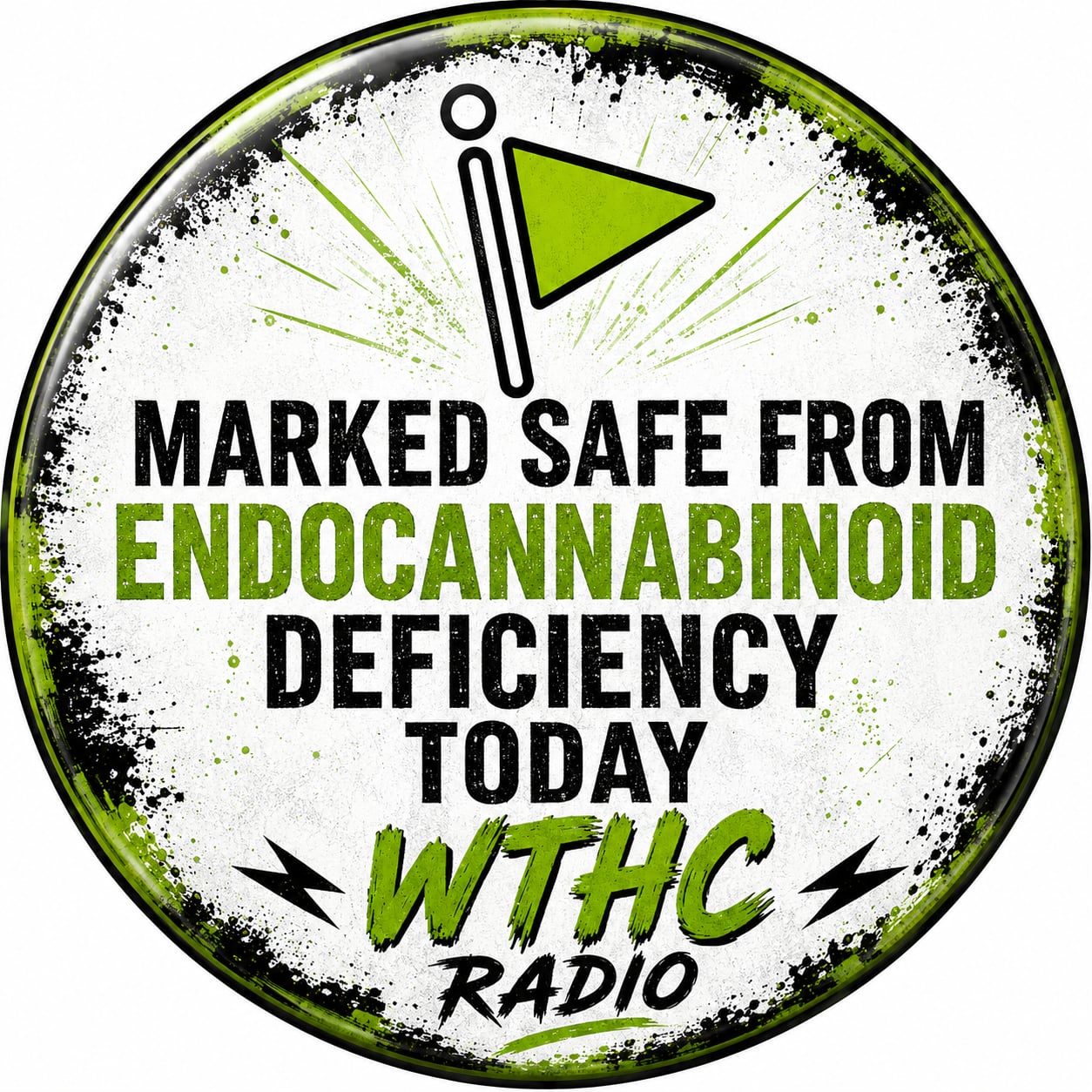 Buttons - WTHC-Radio - Marked Safe