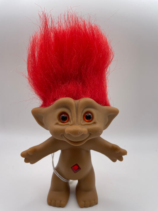 Trolls - Naked Red Diamond Gem - Red Hair #101100