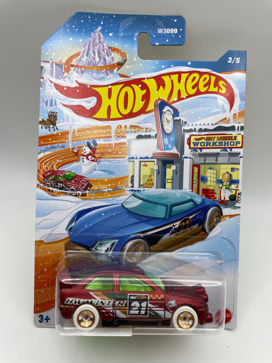 Hot Wheels - Holiday Hot Rods 3/5 Ford Escort 2021 #103205