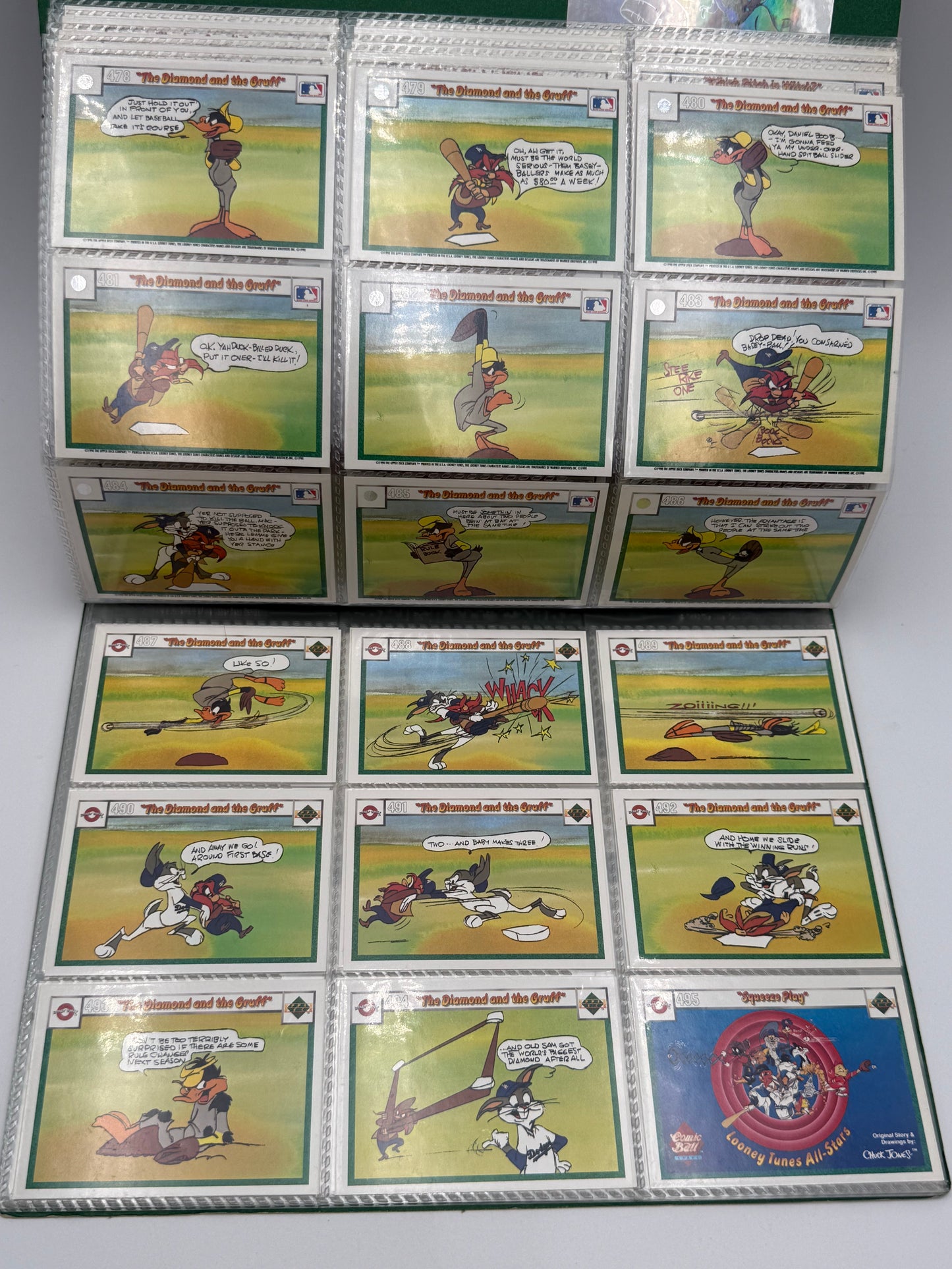 Looney Tunes - Upper Deck - Comic Ball Card Albums - Set of 3 1990 #105567