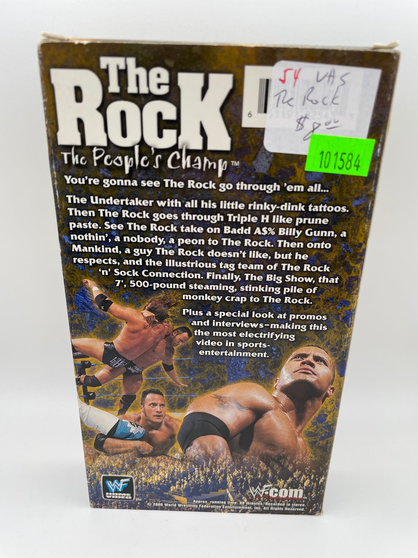 WWF - VHS - The Rock The People’s Champ 2000 #101584