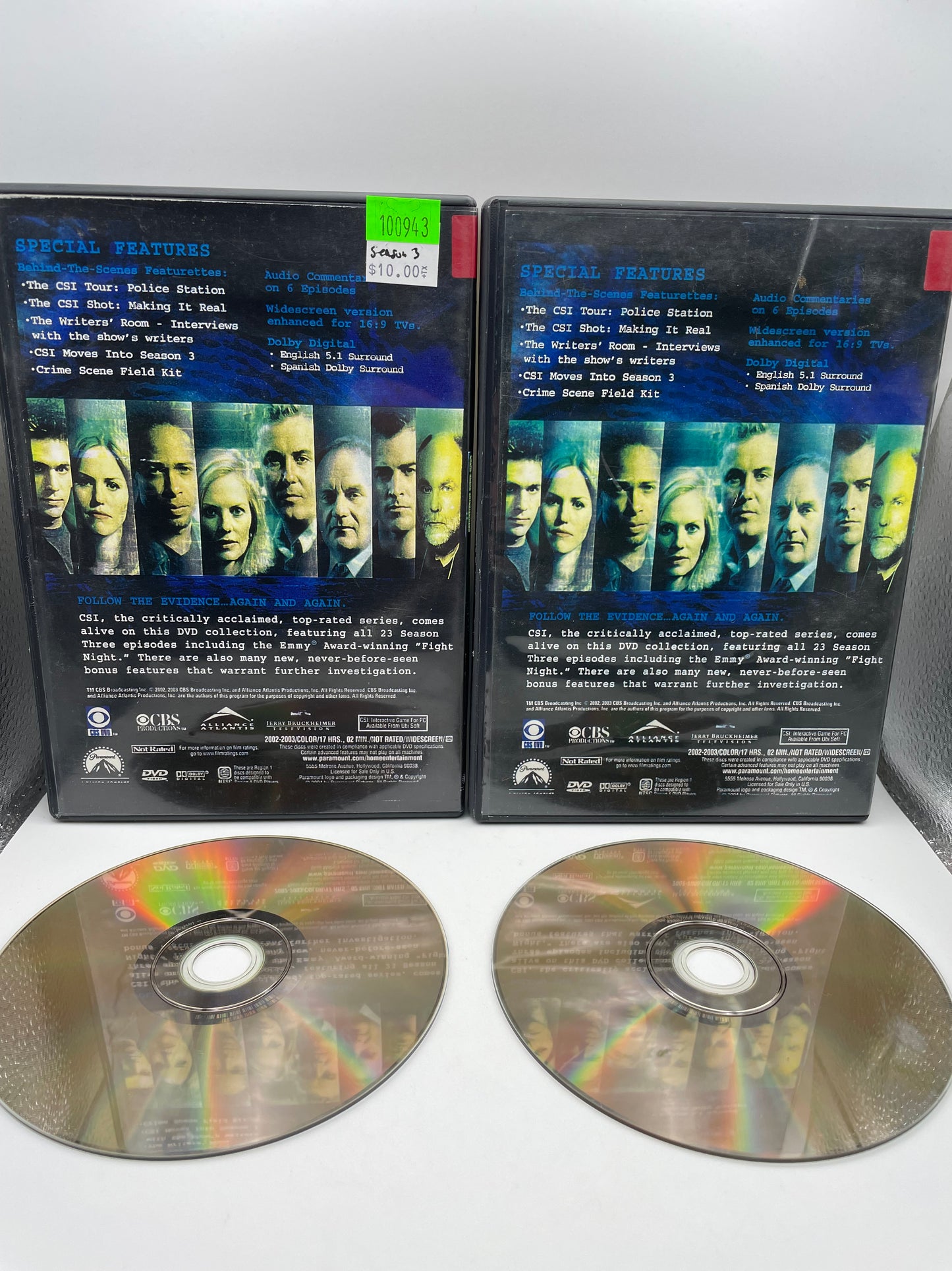 DVD - CSI - Season 3 #100943
