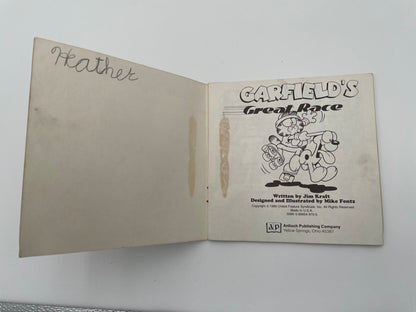 Garfield’s Great Race Book 1978 #102060