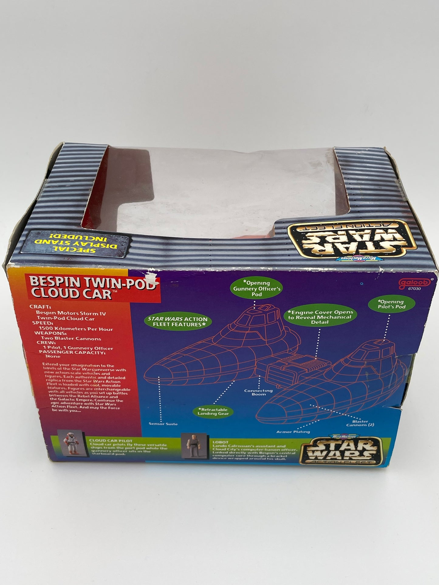 Star Wars - Micro Machines - Action Fleet - Bespin Twin Pod Cloud Car 1996 #102443