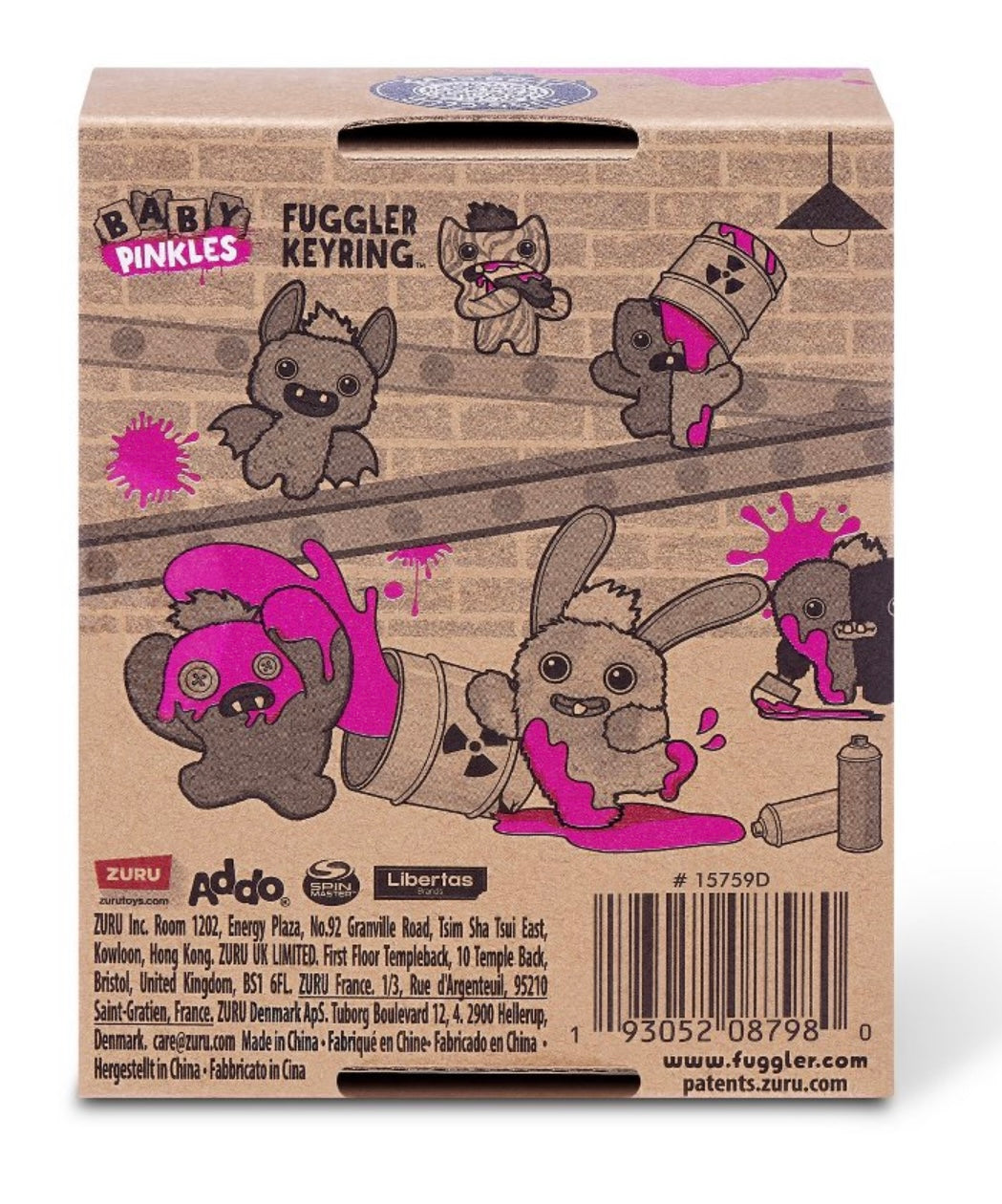 Fuggler - Baby Pinkles - Keyring - Rabid Rabbit 2025 #107416