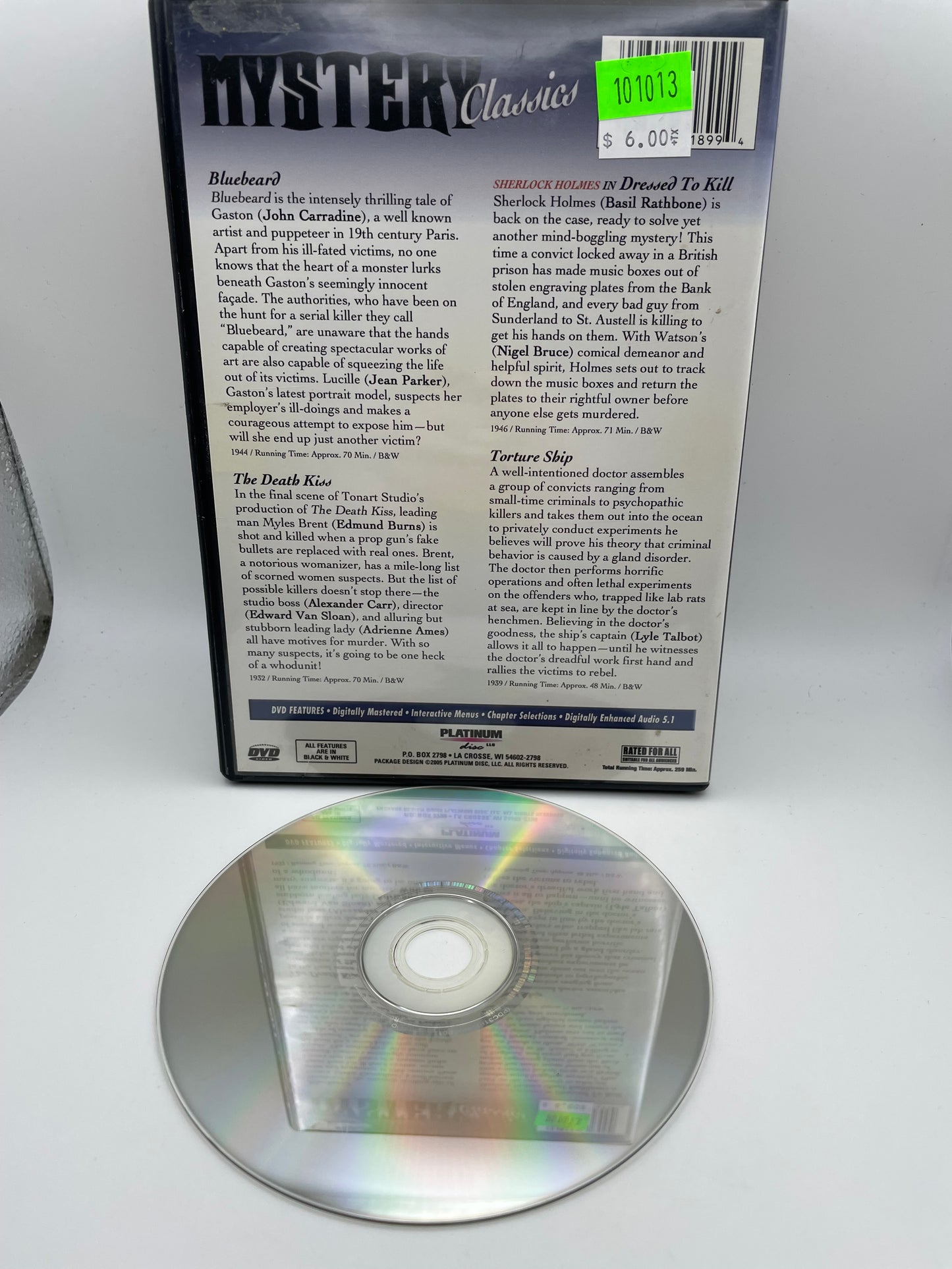 DVD - Mystery Classics Collection #101013