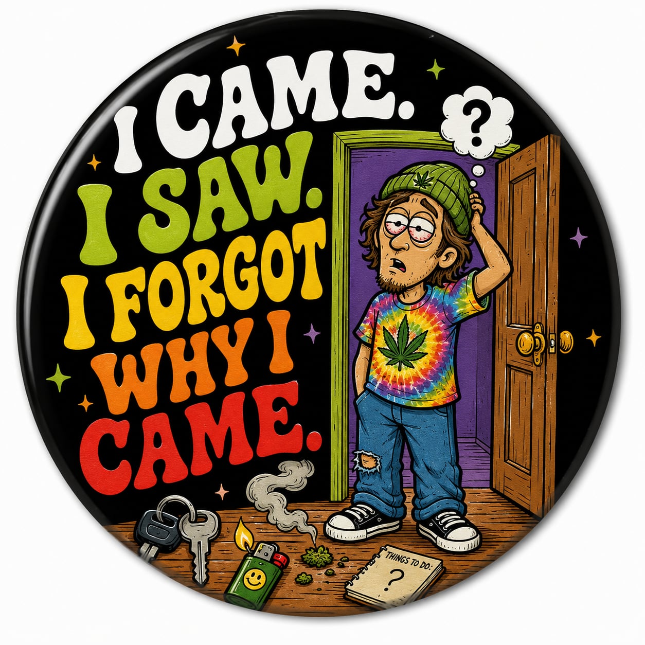 Buttons - WTHC-Radio - I Came I Saw