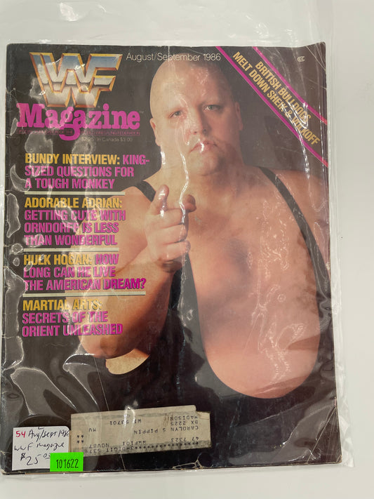 WWF Magazine - Bundy - Aug/Sept 1986 #101622