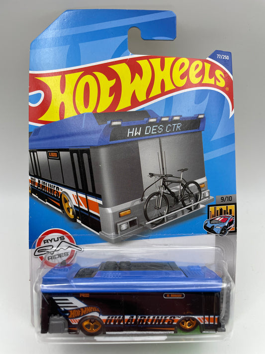 Hot Wheels - Metro #77 9/10 Ain’t Fare Blue 2022 #103142