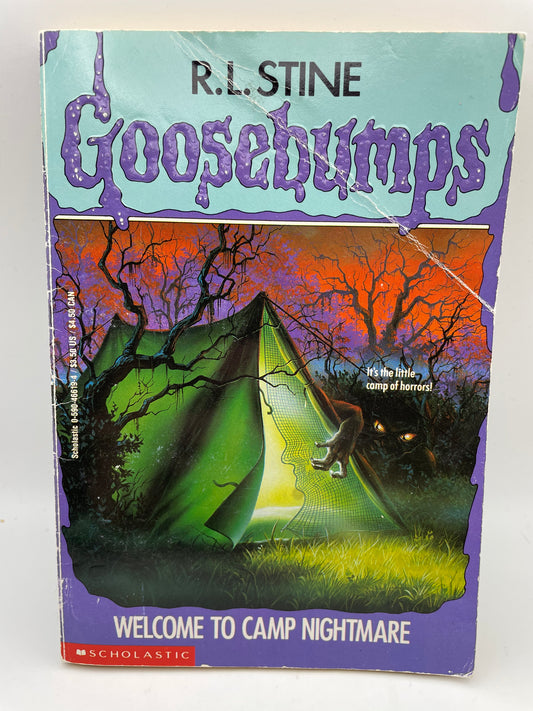 Goosebumps - RL Stine Book - Welcome to Camp Nightmare 1993 #101988