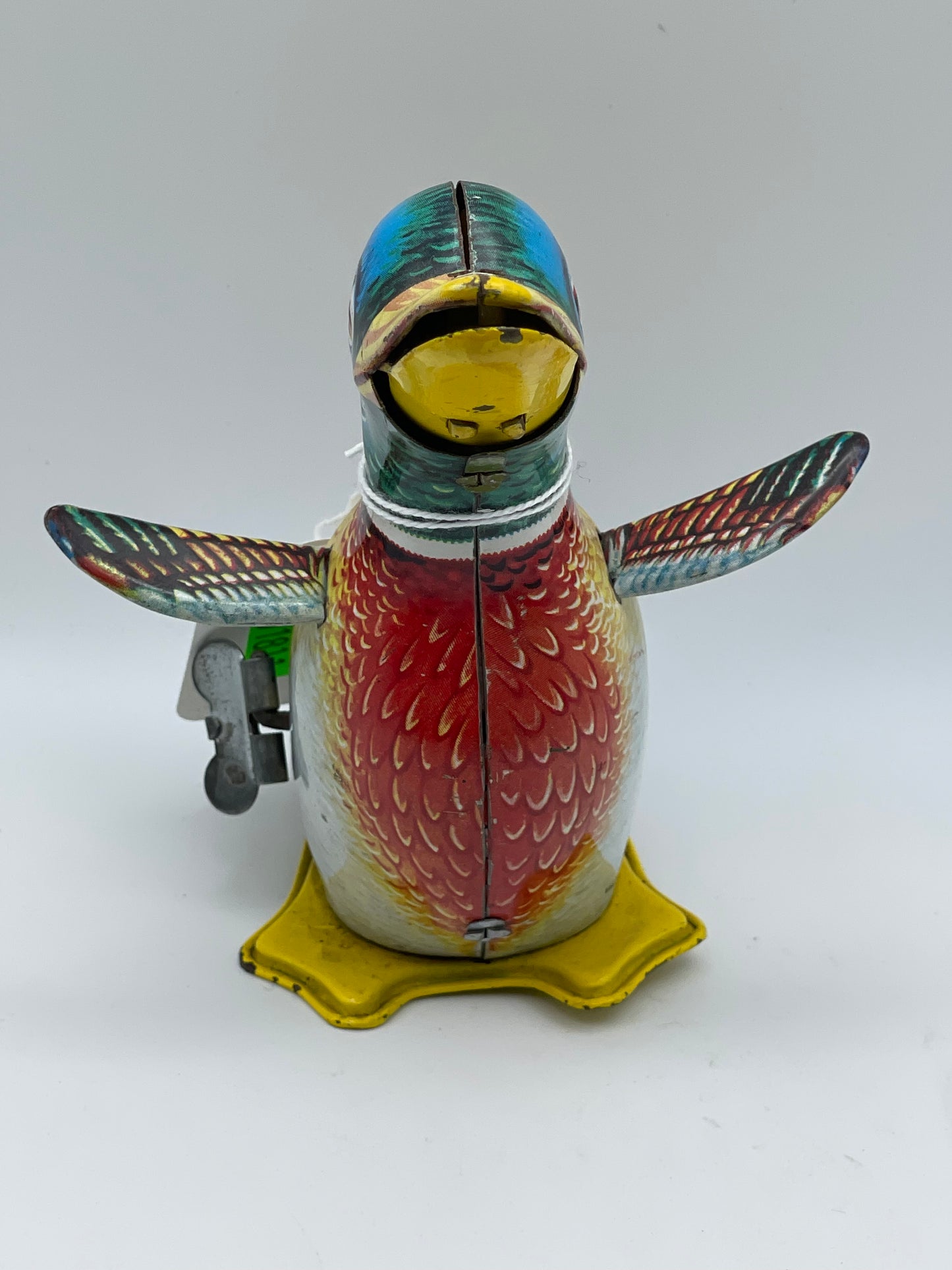 Tin Japanese Wind-up Vintage Toy Duck #101811