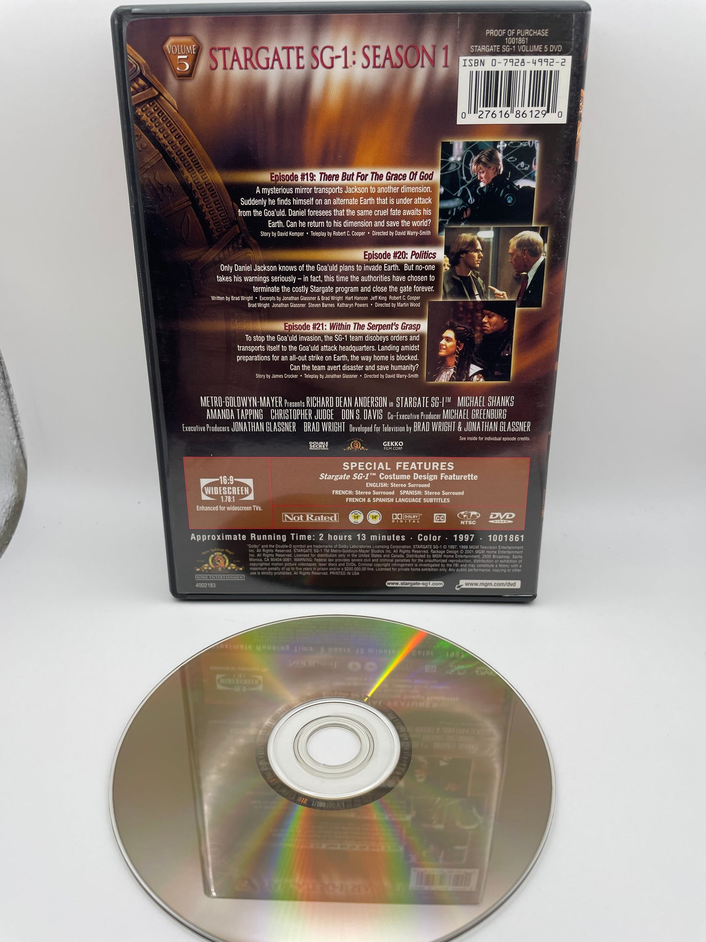 Dvd - Stargate SG1 - Season 1 set 1997 #100617