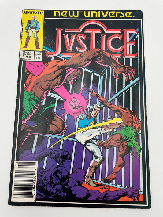 Marvel Comic - Jvstice #2 1986 #102259