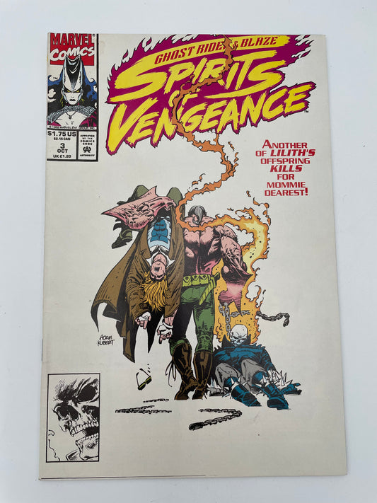 Marvel Comics - Ghost Rider & Blaze Spirit of Vengeance #3 - October 1992 #102245