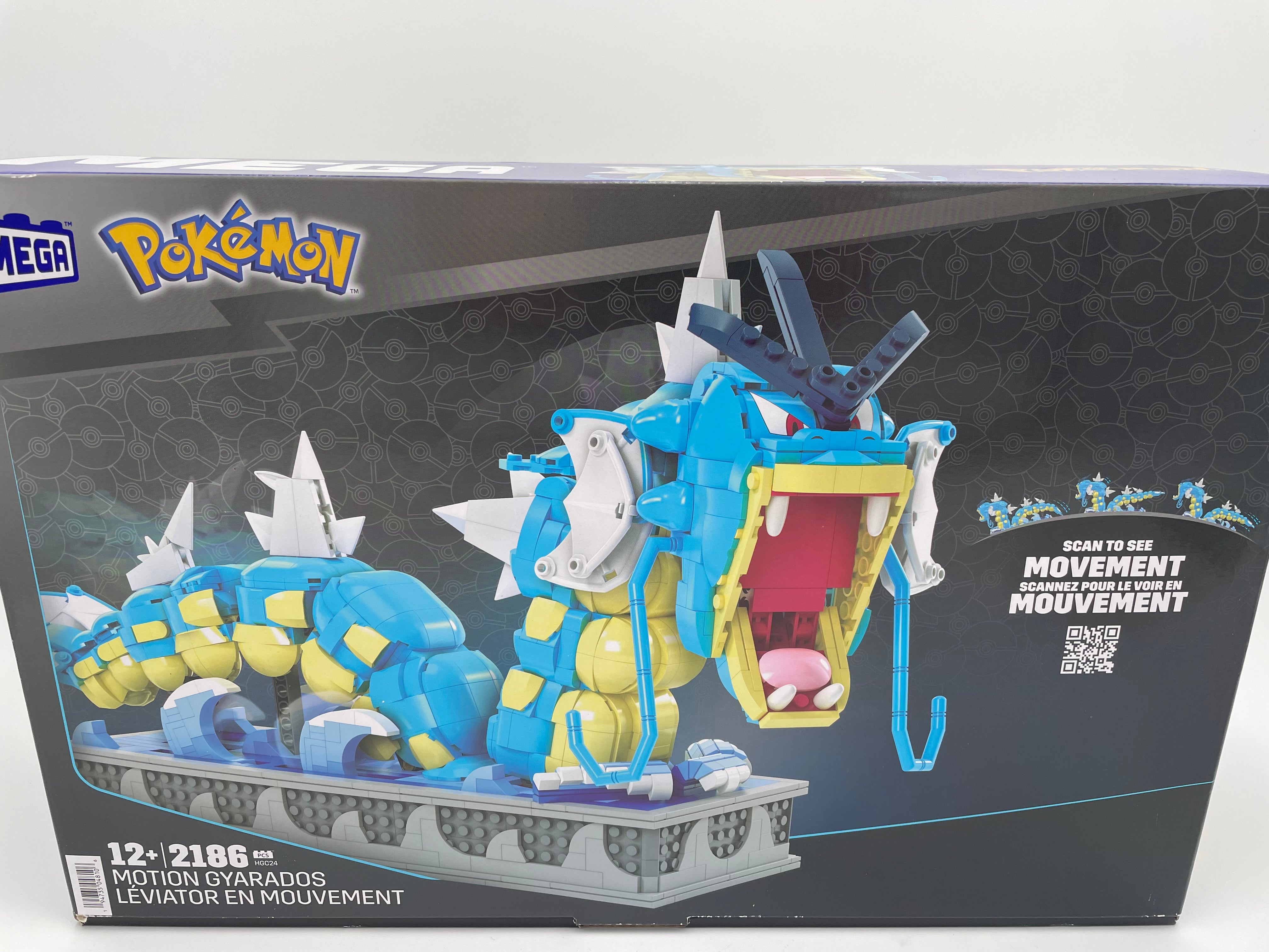 MEGA Construx: Pokémon Motion Gyarados Mechanized Building Set with MEGA Construx: Pokémon Motion Gyarados Mechanized Building Set with