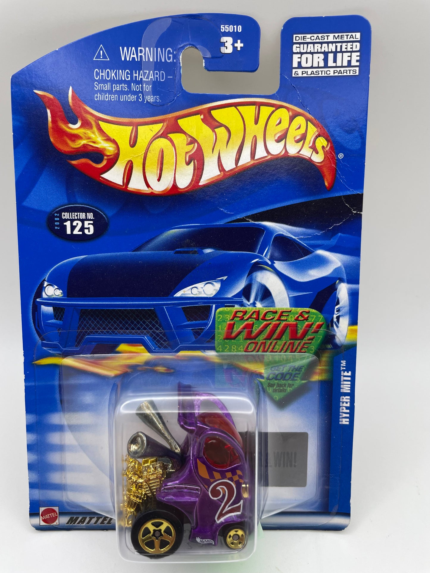 Hot Wheels - Hyper Mite Purple #125 - 2001 #101933