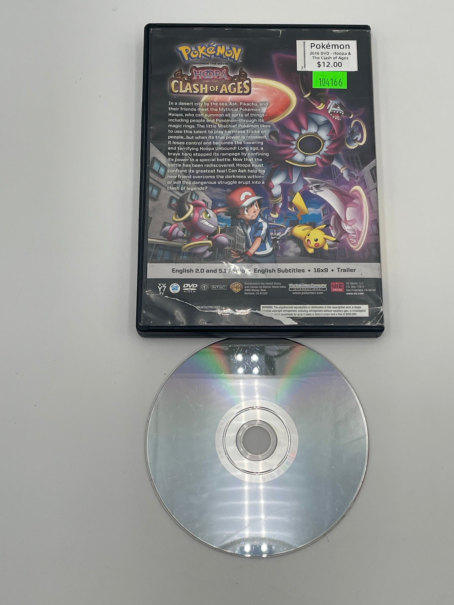 Pokémon - DVD - Hoopa & The Clash of Ages 2016 #104166