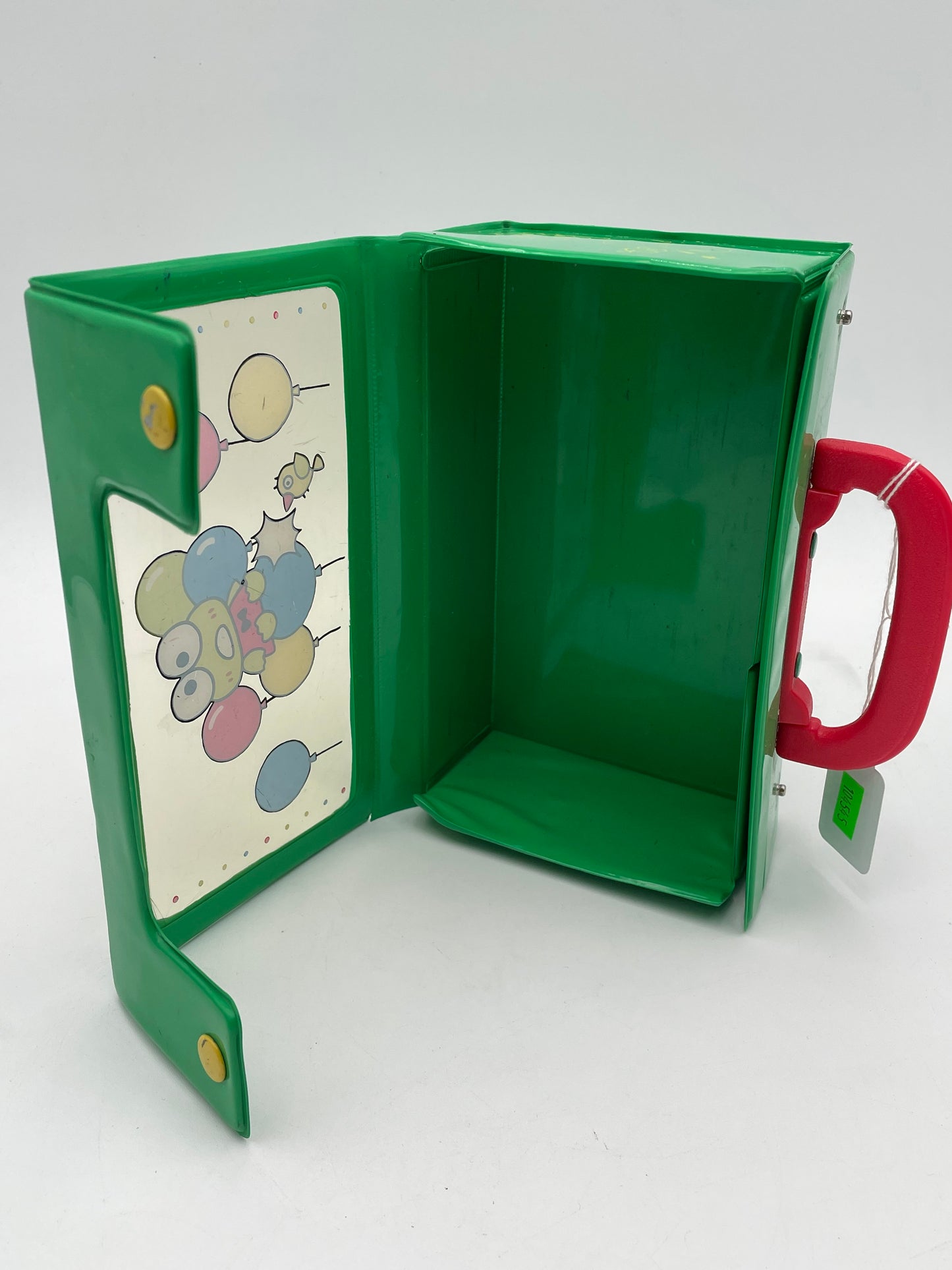 Japanese - Sanrio KeroKero Kerroppi - Vinyl Carrying Case / Pencil Box RARE 1991 #104545