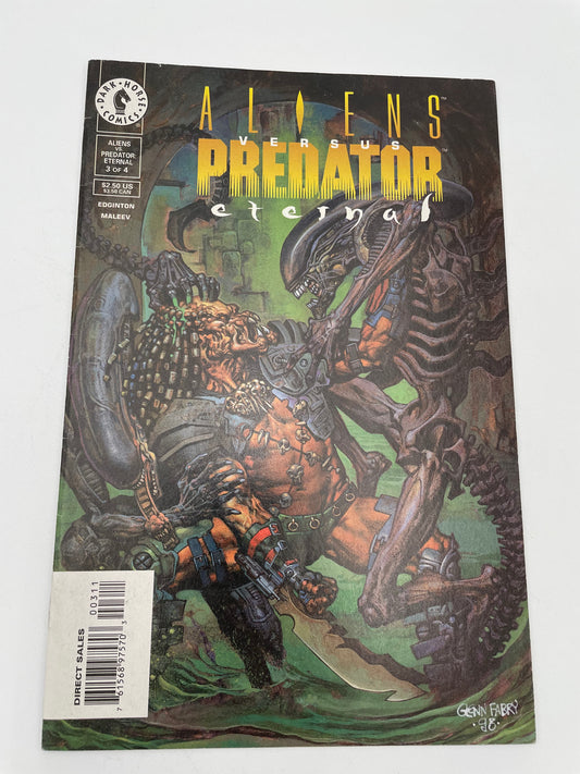 Dark Horse Comics - Aliens - Predator Eternal #3 of 4 August 1998 #102393