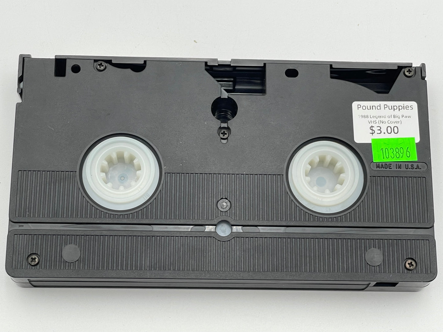 Pound Puppies - VHS - Legend of Big Paw 1988 #103896