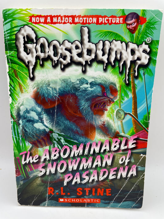 Goosebumps - RL Stine Book - The Abominable Snowman of Pasadena 1995 #101986