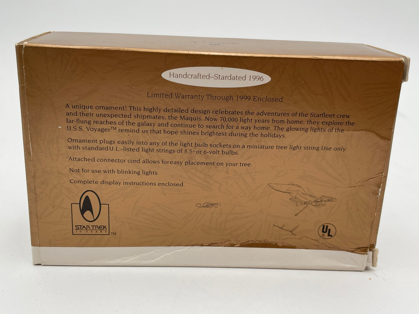 Star Trek - Hallmark Ornament - USS Voyager 1996 #104515