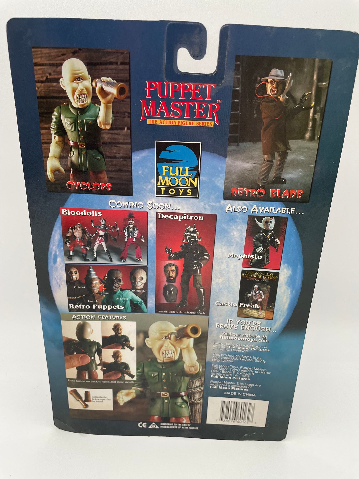 Puppet Masters - Retro Cyclops (grey) 1999 #100026