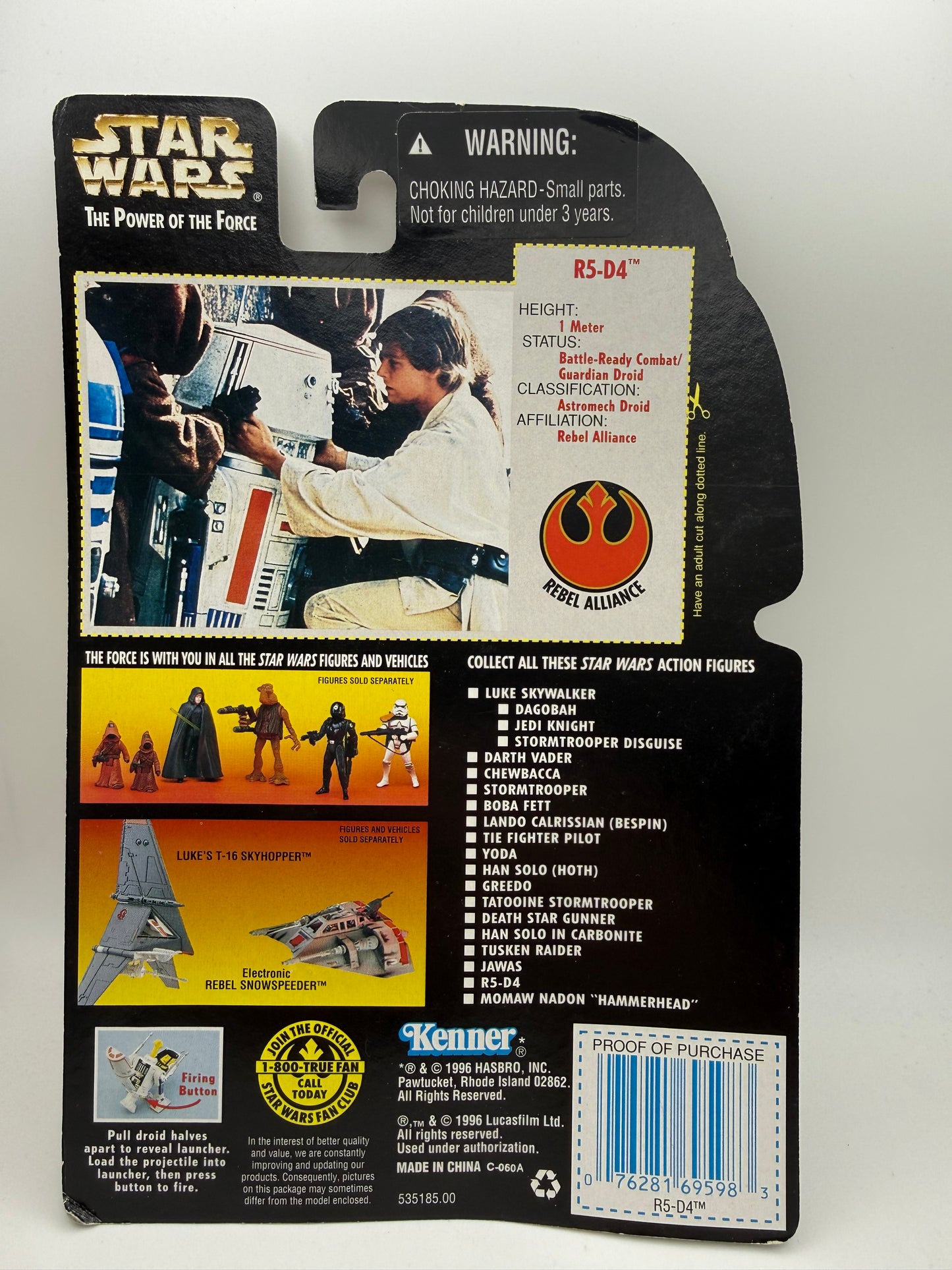 Star Wars - The Power of the Force - R5-D4 1996 #107488