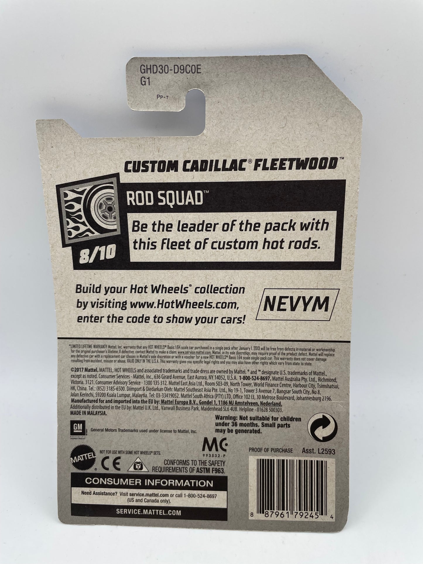 Hot Wheels - Rod Squad - #121 8/10 Custom Cadillac Fleetwood 2020 #103293