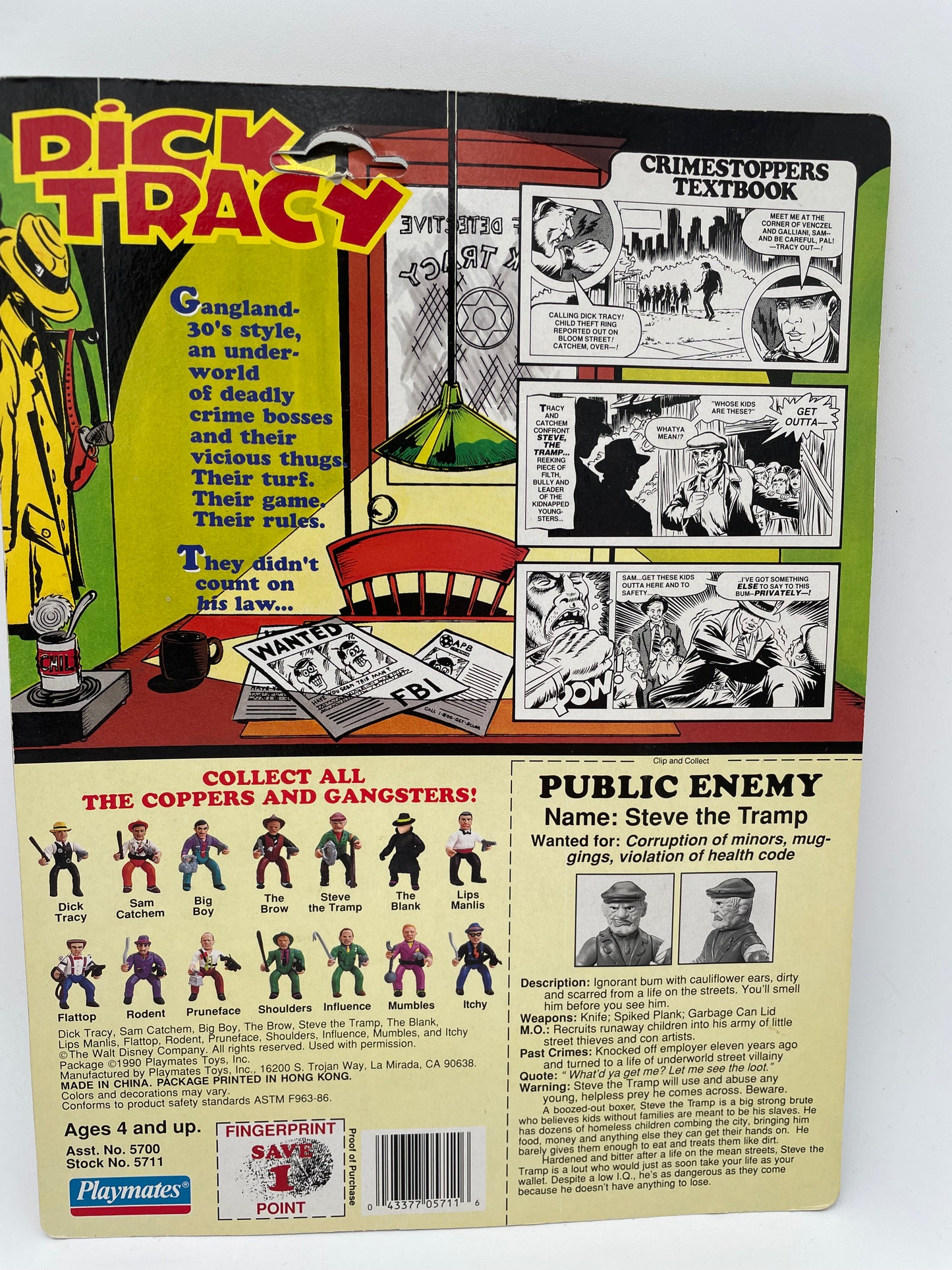 Dick Tracy - Coppers & Gangsters - The Tramp 1990 #102694