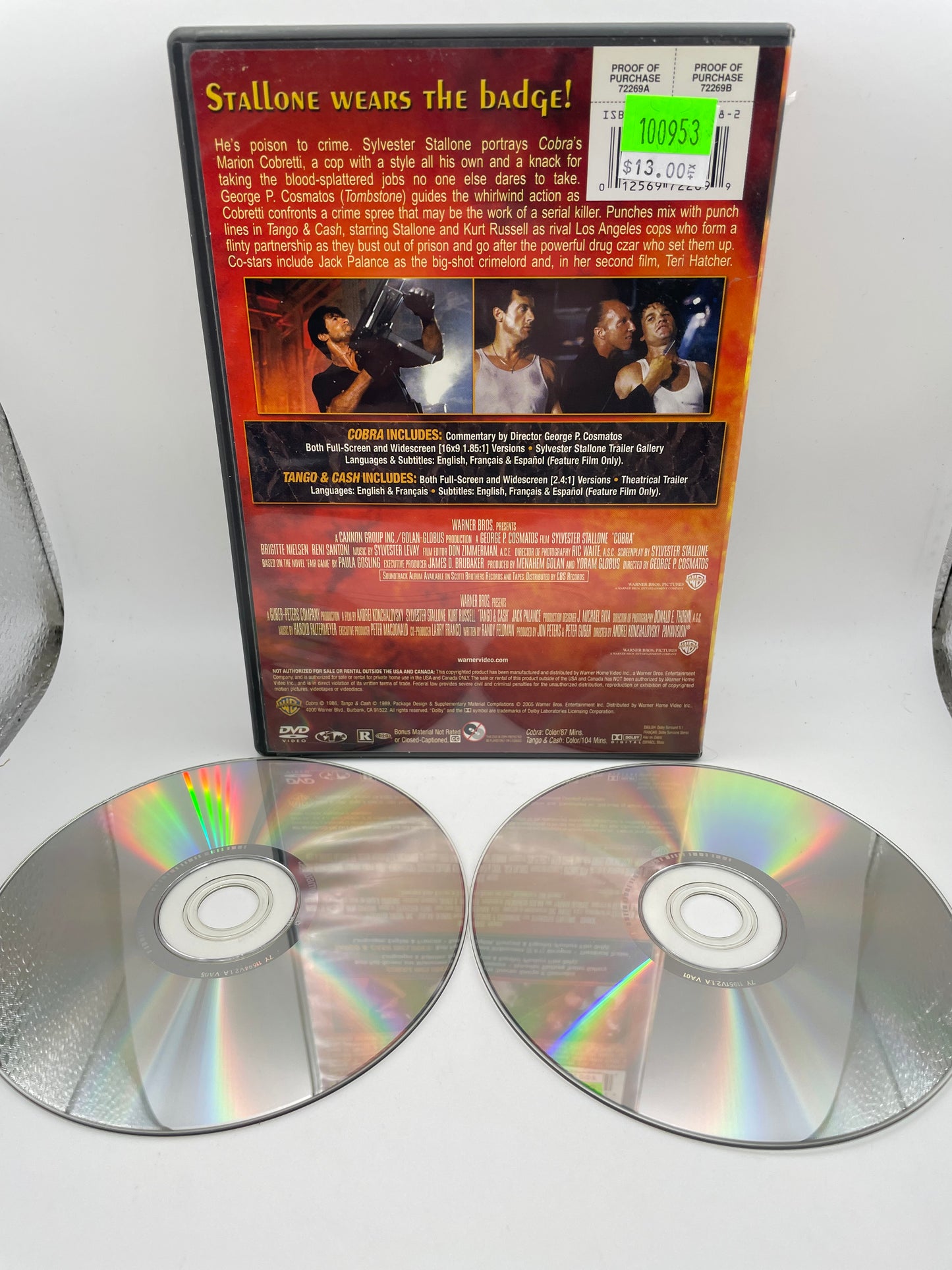 DVD - Sylvester Stallone Double Feature #100953