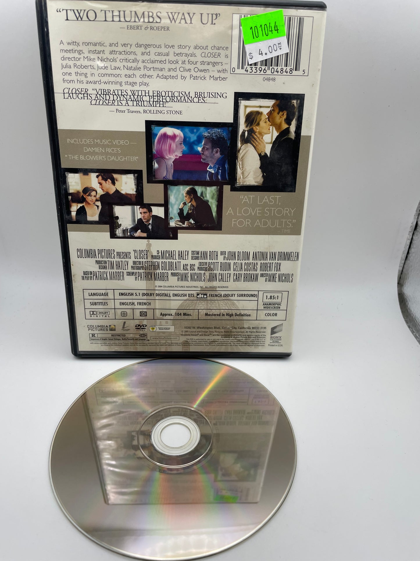 DVD - Closer 2004 #101044