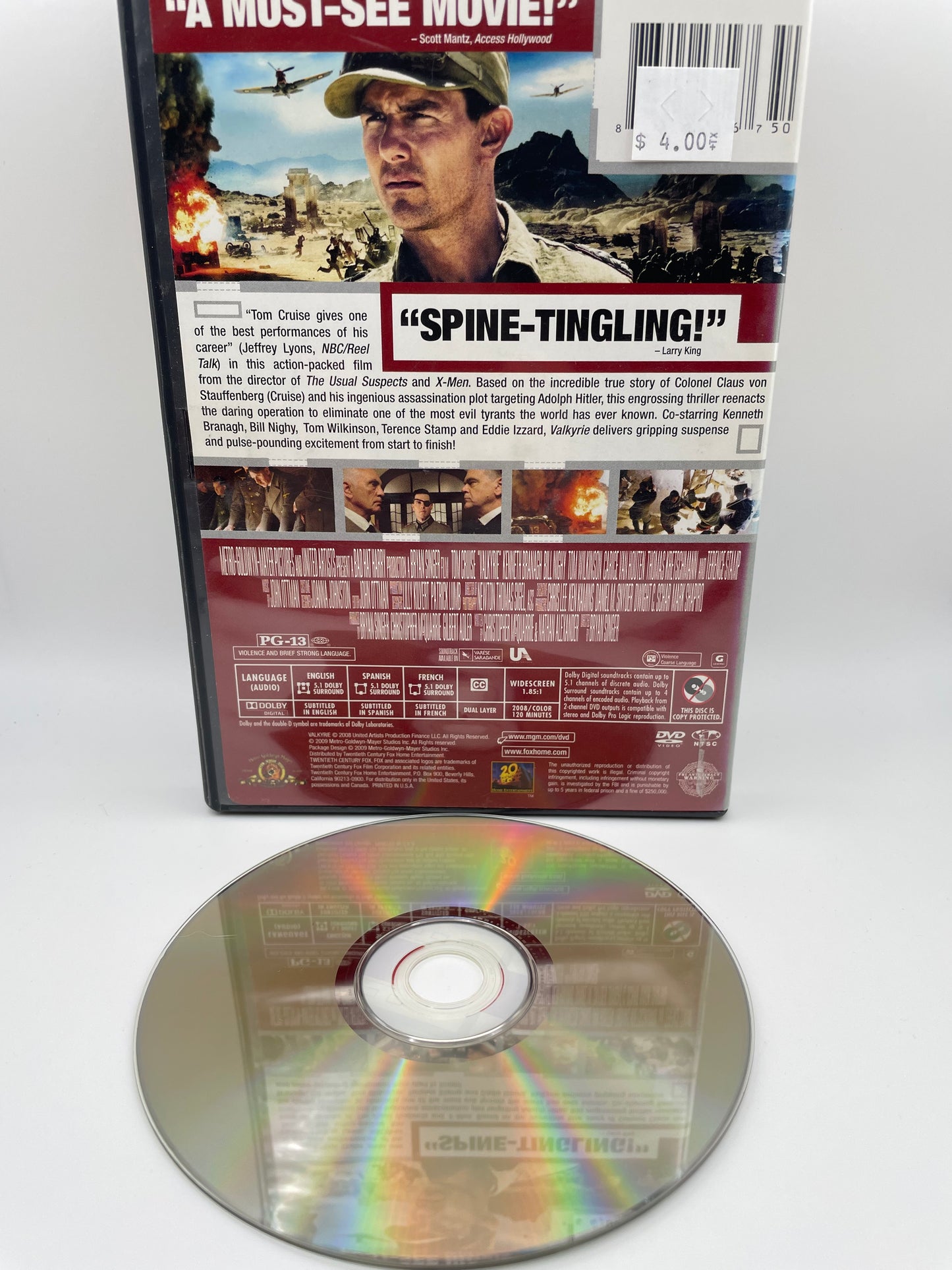 Dvd - Valkyrie 2009 #100521