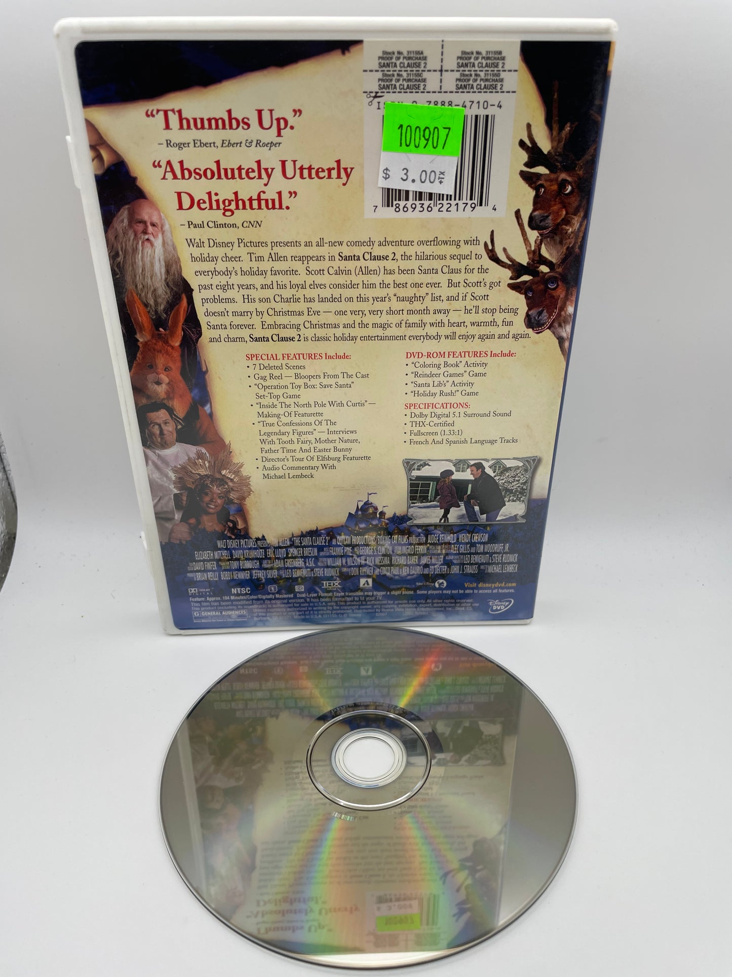 DVD - Santa Clause 2 #100907