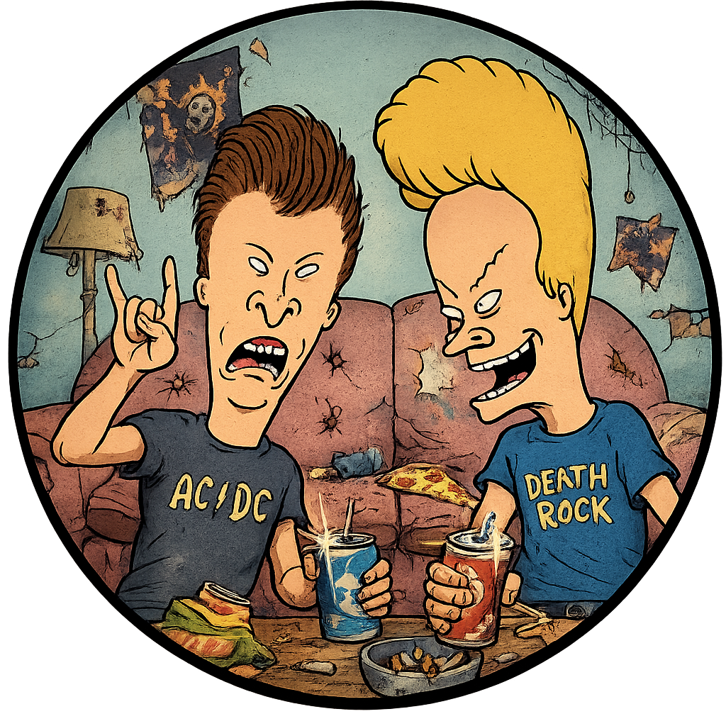 Button - 90s Theme - Beavis & Butt-Head