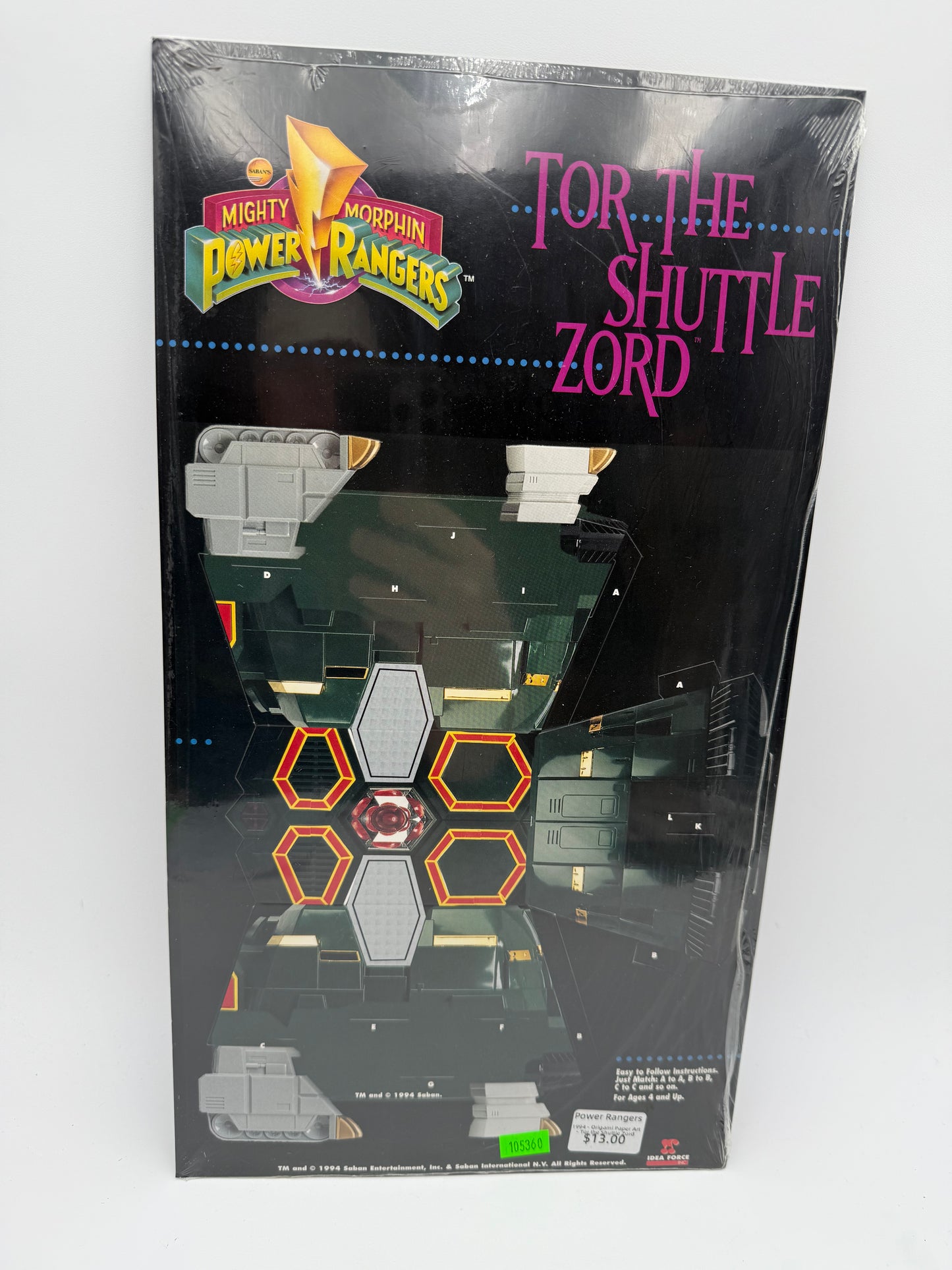 Power Rangers - Origami Paper Art - Tor the Shuttle Zord 1994 #105360