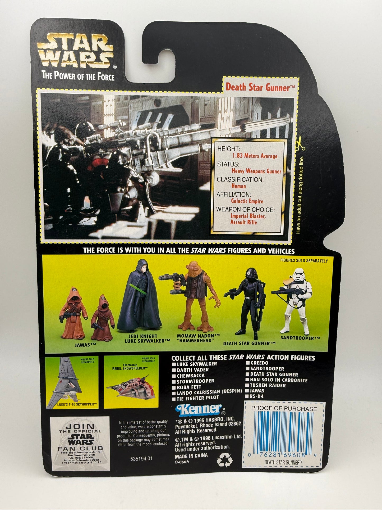 Star Wars - The Power of the Force - Death Star Gunner 1996 #107504