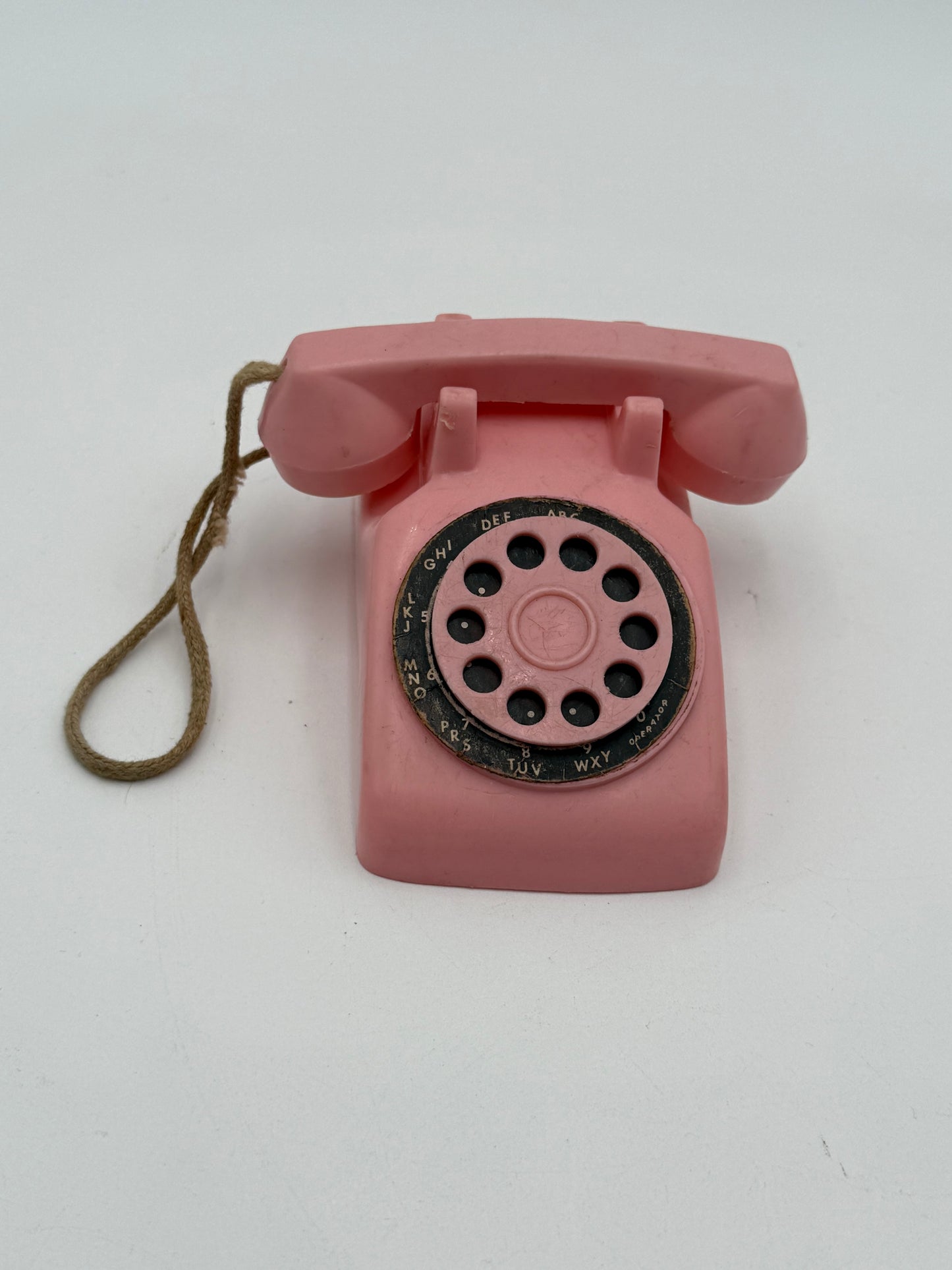 Pink Play Toy Phone - Vintage 1960s/70s #105443